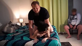 Cuckold FIRST TIME &ndash; Husband Watches Wife Shared plus Creampied by Join up